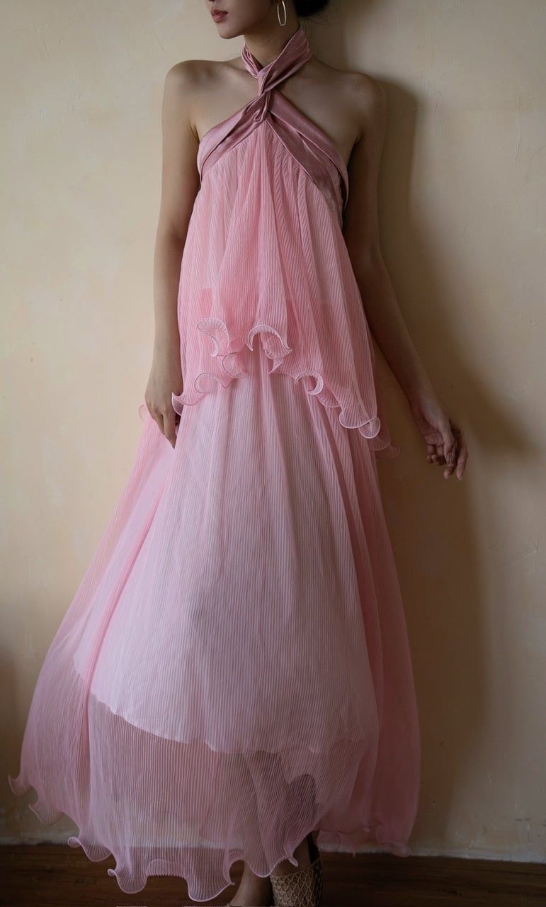  Aveline dress - Đầm Cổ Yếm Hở Lưng Thiết Kế 