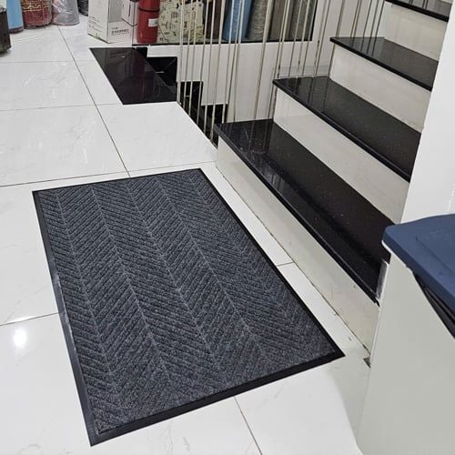 Thảm Chùi Chân Emboss Vệt Xéo (Dạng tấm gia công sẵn)