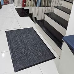 Thảm Chùi Chân Emboss Vệt Xéo (Dạng tấm gia công sẵn)