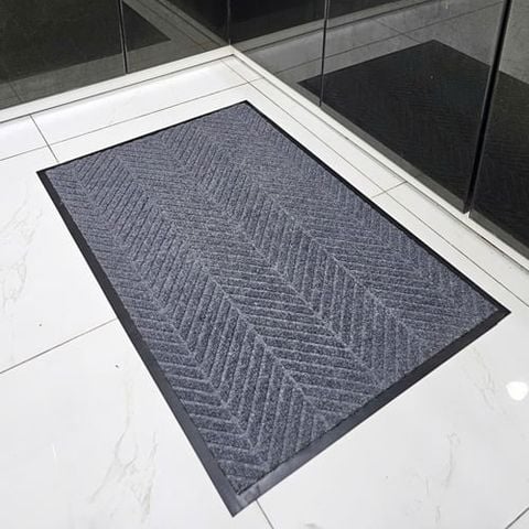 Thảm Chùi Chân Emboss Vệt Xéo (Dạng tấm gia công sẵn)