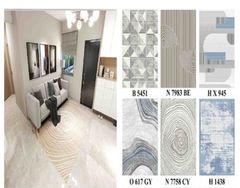 Thảm sofa hoa văn hiện đại TIANQING