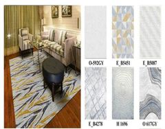 Thảm sofa hoa văn hiện đại TIANQING