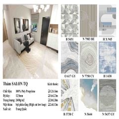 Thảm sofa hoa văn hiện đại TQ