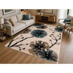 Thảm Sofa Hình Bông Hoa Tf S 8040G