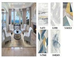 Thảm sofa hoa văn hiện đại TIANQING