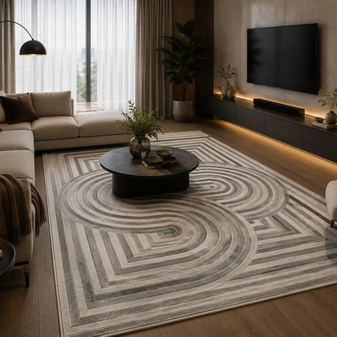 Thảm lót sàn phòng khách TIANQING 7338 GF