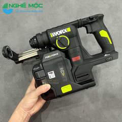 Combo Máy Khoan Bê Tông WORX WU384 + Phụ Kiện Hút Bụi WA1603