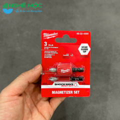 Bộ 2 mũi vít PH2 kèm nam châm gắn đầu vít Milwaukee 48-32-4550