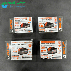 Bộ pin sạc bằng Ion Liti (ắc quy) Dekton M21-B2055PROMAX ( màu xám)