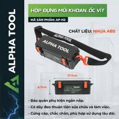 Hộp Alphatool đựng mũi khoan, ốc vít AP-H2
