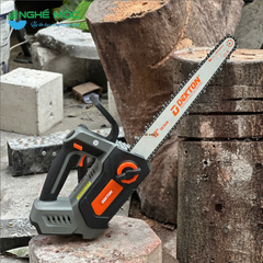 Cưa xích cầm tay pin Dekton M21-CX12CP( màu xám)