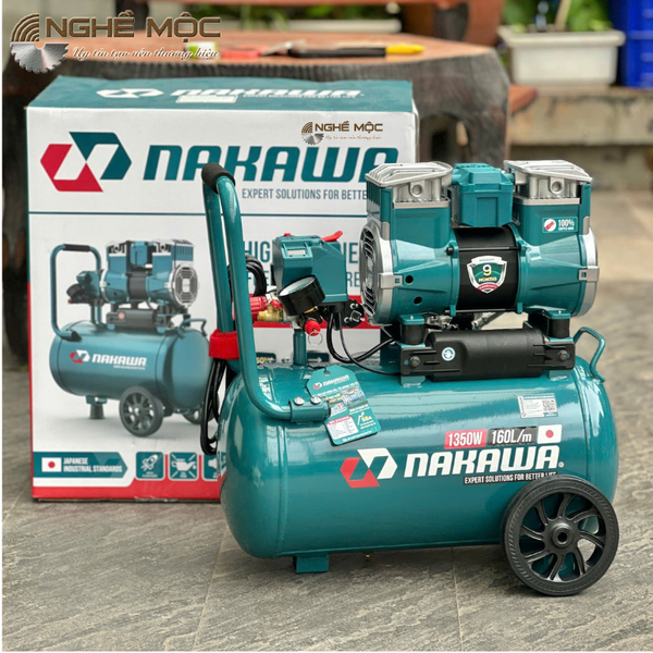 Máy nén khí không dầu, tốc nhanh, siêu êm NK-BH1826PRO - 26 lít