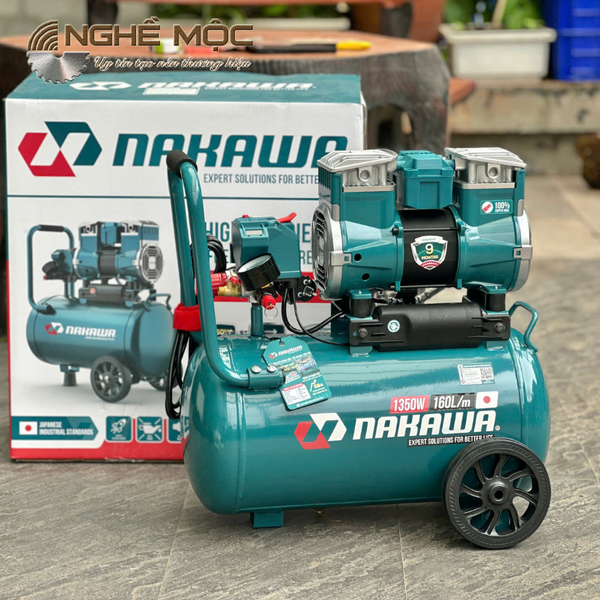 Máy nén khí không dầu hiệu NAKAWA NK-BH1826PRO