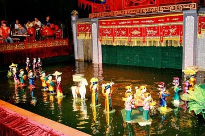 HANOI PREMIUM TRAVEL - LOTUS WATER PUPPET THEATER - THEATER LAYOUT