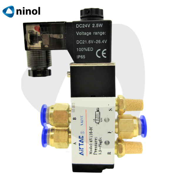 Combo van điện từ 5 ngã Airtac