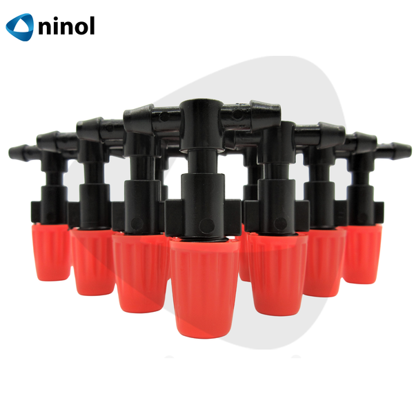 Béc phun sương nhựa đỏ