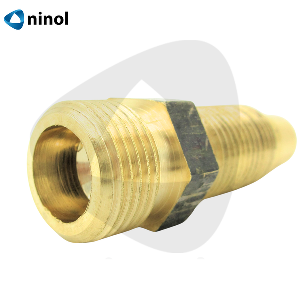 Cảo CO2 ren ngoài có còng sắt