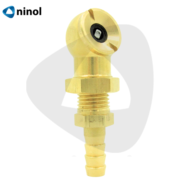 Đầu bơm xe đồng nối đuôi chuột