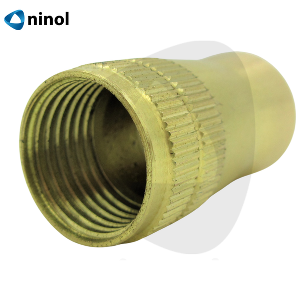 Đầu xịt béc rửa xe có chỉnh nối ren trong 13 ly