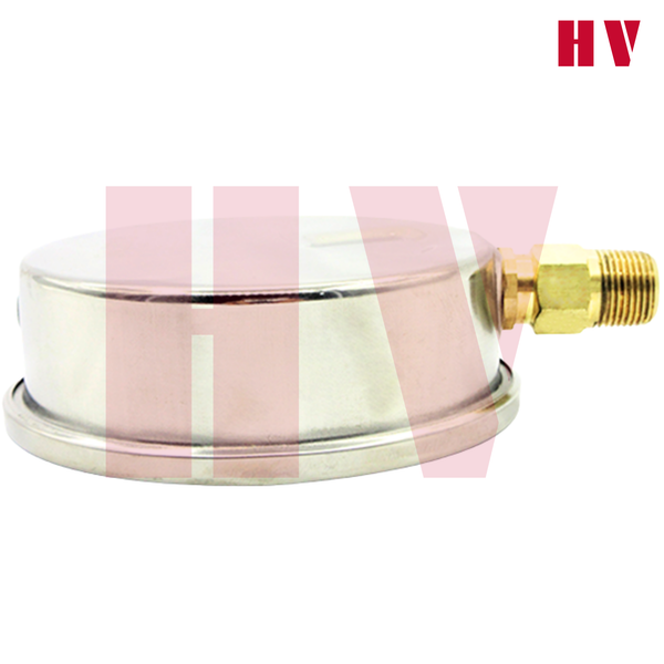Đồng hồ đo áp suất HV dầu mặt 100