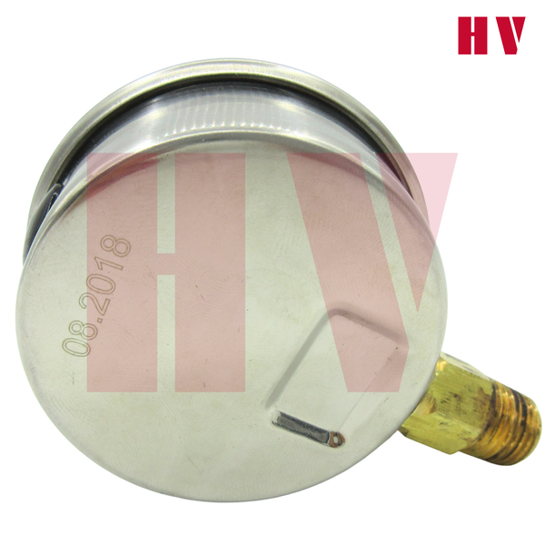 Đồng hồ đo áp suất dầu HV mặt 63