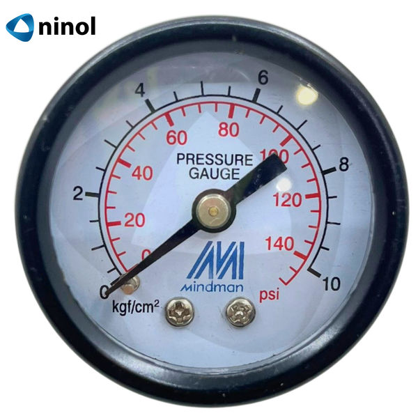 Đồng hồ đo áp suất hơi mặt 38 chân sau