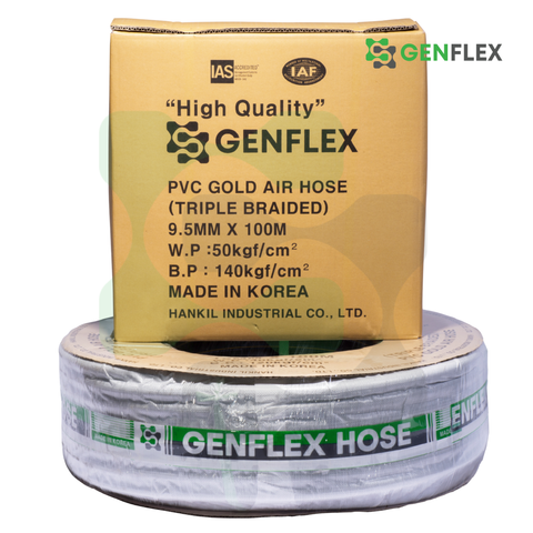  Ống Hơi Cao Áp 3 Lớp Bố GENFLEX Hàn Quốc 