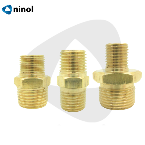 Nối thau 2 đầu ren ngoài