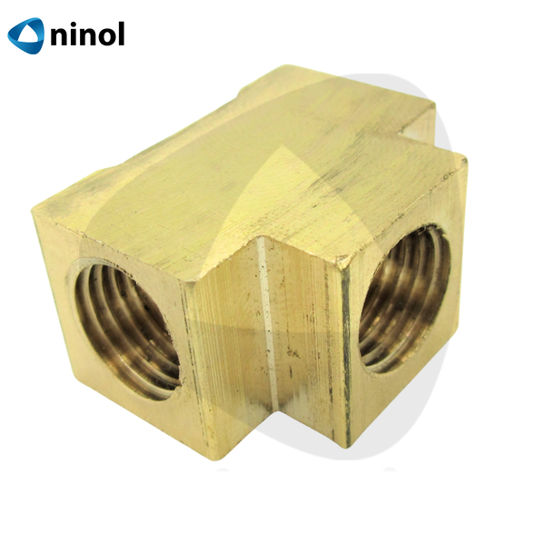 Nối thau chữ T ren trong