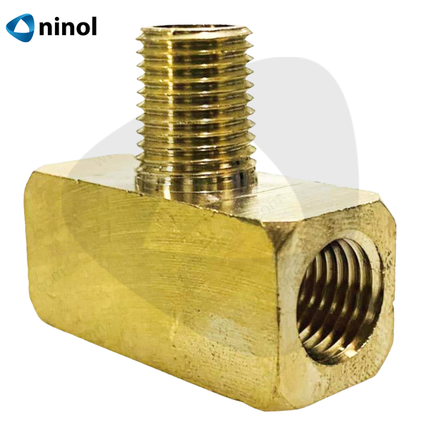 Nối thau ngã 3 (2 đầu ren trong x ren ngoài giữa)