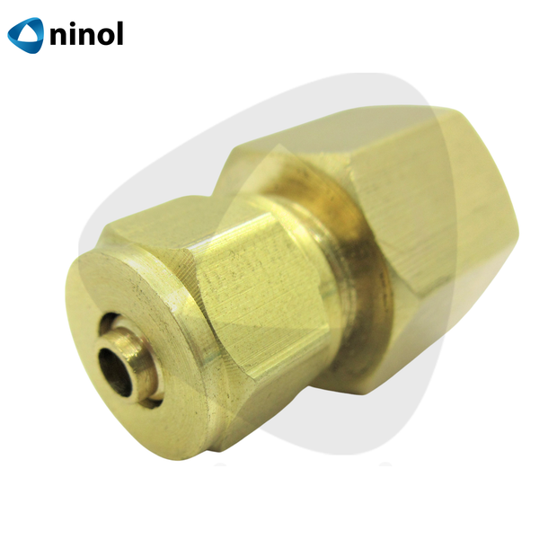 Nối thau ren trong siết ống cam