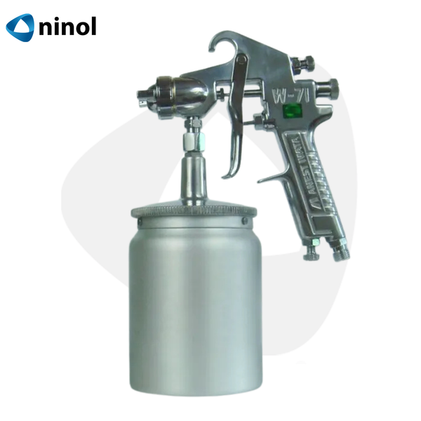 Súng phun sơn Iwata W71 bình dưới (Hộp sắt)