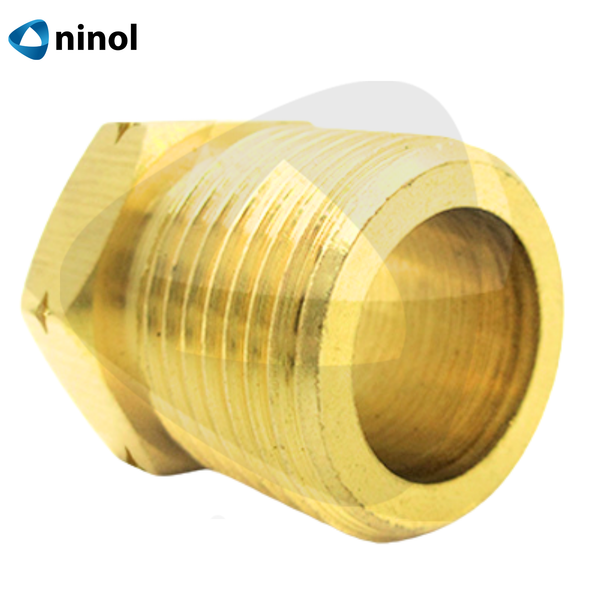 Tán đá thau ren ngoài gắn đồng hồ