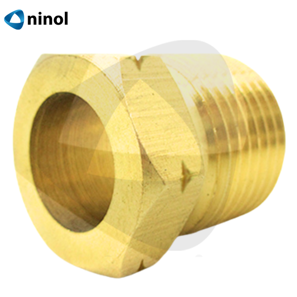 Tán đá thau ren ngoài gắn đồng hồ