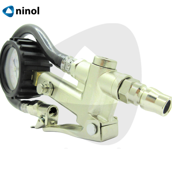 Tay bơm lốp có đồng hồ B50 Đài Loan