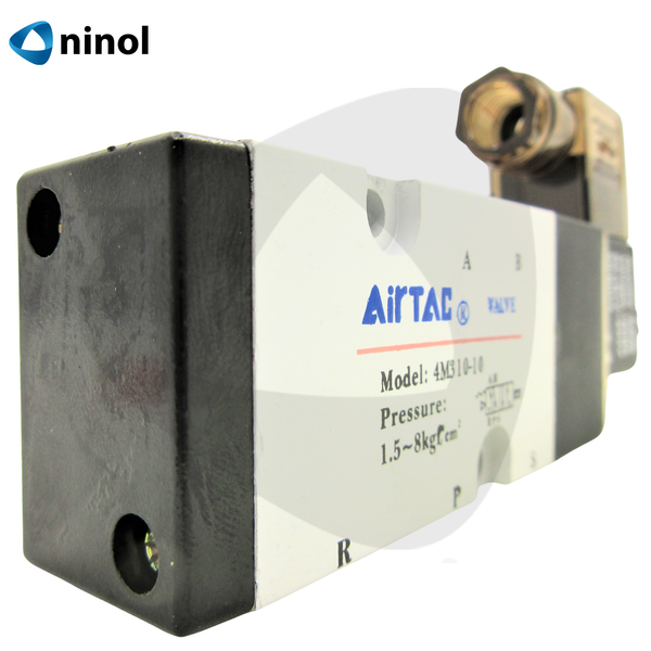 Van điện từ Airtac 5 ngã 1 đầu coil 4M