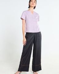 Quần Dài Nữ F2 Linen  Đen Tender Drit