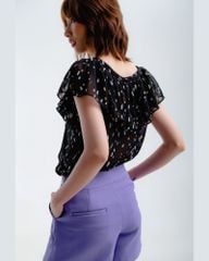 Quần Short Linen F2 Tím Hương Mùa Hè