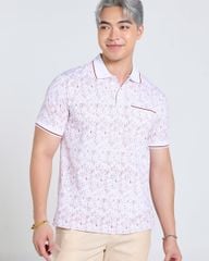 Áo Polo Nam F2 Cotton Trắng Sọc Đỏ Tender Drit