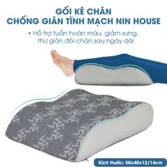 Gối Chức Năng Nin House Kê Chân Chống Giãn Tĩnh Mạch