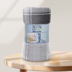 Chăn Mền Nin House Classic Grey
