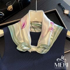 Khăn Choàng Nữ Meri Lụa Graceful Tulip