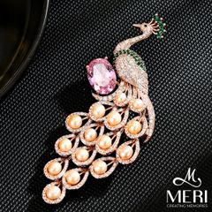 Cài Áo Nữ Meri Graceful Peacock