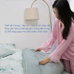 Bộ Chăn Ga Gối Nin House Pristine NP8912