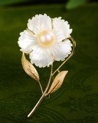 Cài Áo Pearlescent Flower