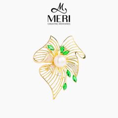 Cài Áo Nữ Meri Hoa Đá Sang Trọng