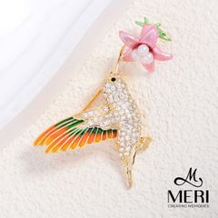 Cài Áo Nữ Meri Bloom Hummingbird