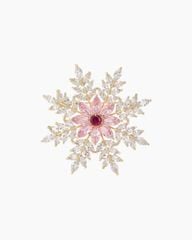 Cài Áo Blush Snowflake
