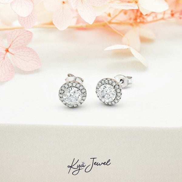 Khuyên tai Nữ KYA JEWEL Halo Circle