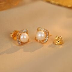 Hoa Tai Nữ Kya Jewel Square Pearl